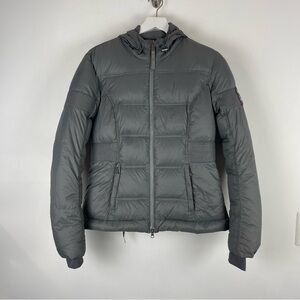Pajar Canada Roxy Women's Down Hooded Puffer Coat Jacket Gray Size Medium